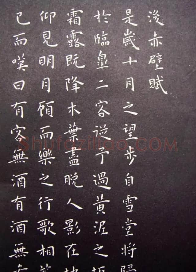 明代王宠小楷书法《前后赤壁赋》 | 名家书法作品精选