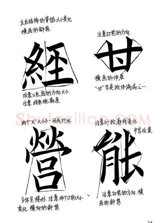 欧阳询楷书《九成宫醴泉铭》教学手稿 | 毛笔楷书字帖