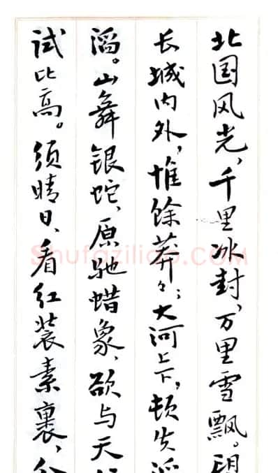 费新我毛笔行书字帖图片34P | 毛笔行书字帖