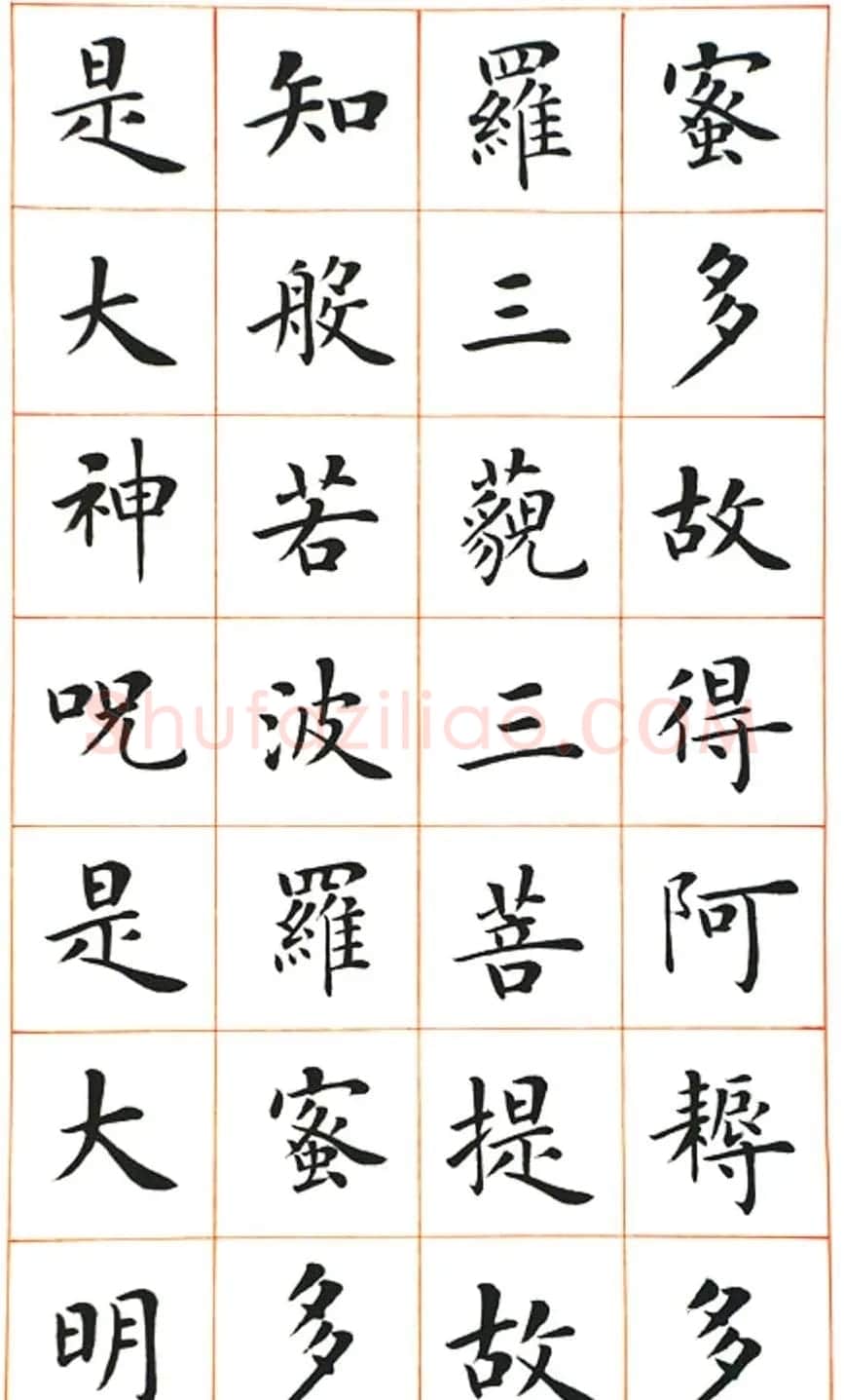 陆启成楷书欣赏《般若波罗蜜多心经》 | 书法心经作品