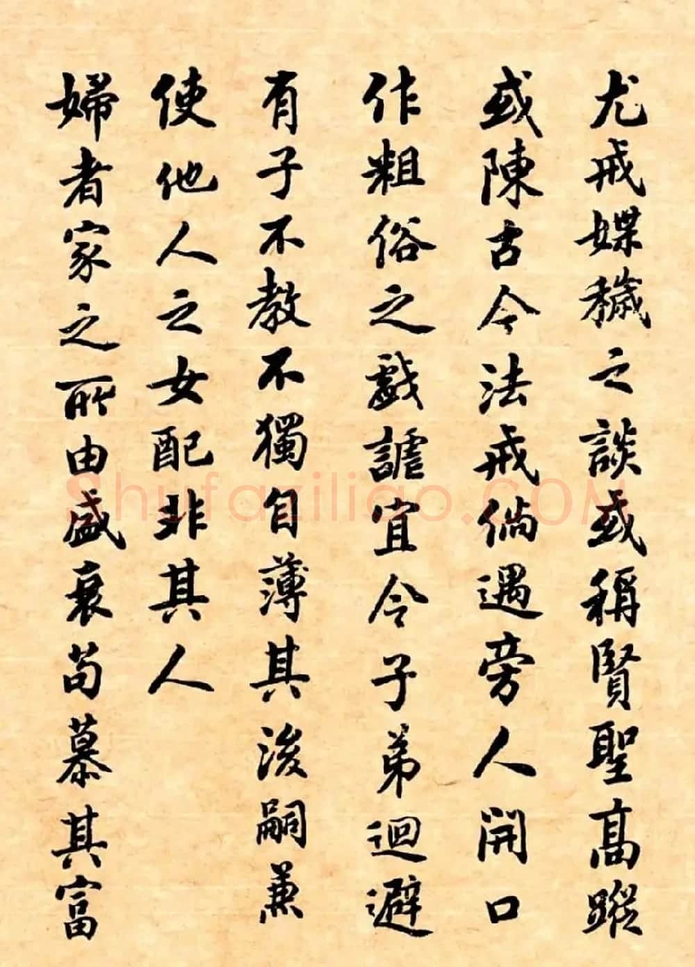 潘龄皋行书字帖《潜园老人教子要言》 | 软笔行书字帖