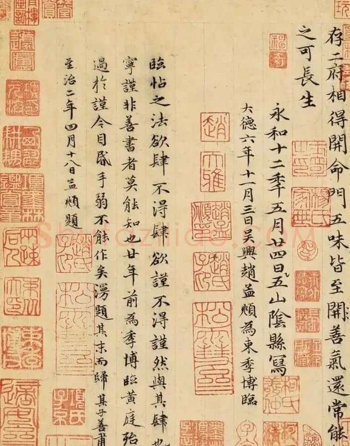 赵孟頫49岁小楷《临黄庭经》卷 | 名家书法作品精选