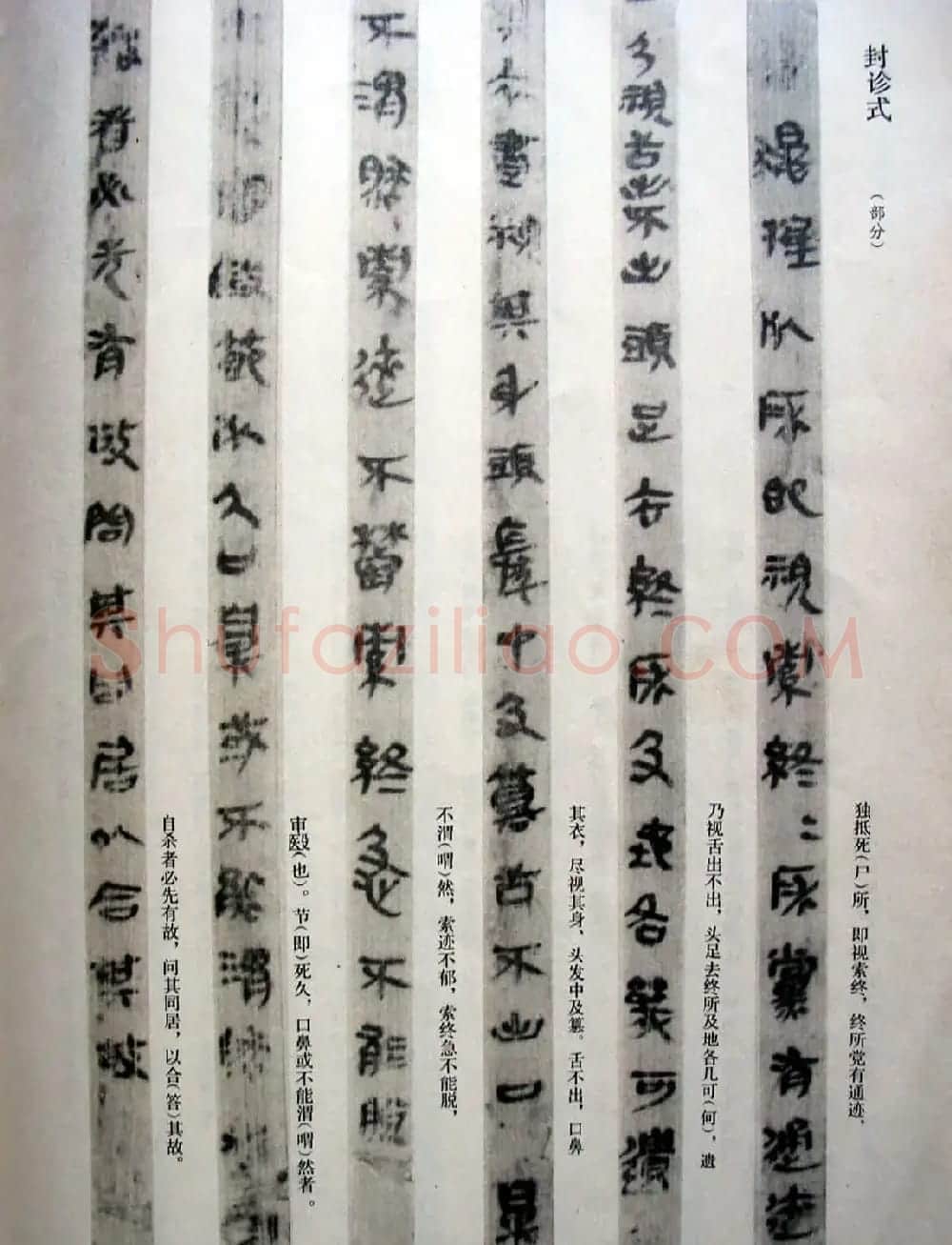 秦篆书法《云梦睡虎地秦墓竹简》 | 书法作品赏析