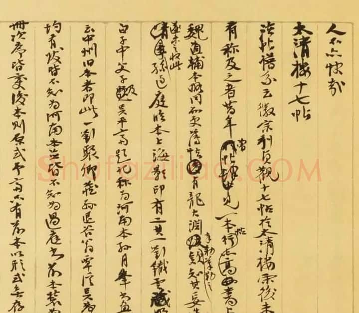 张伯英书法手迹《碑帖考释评鉴文稿》 | 名家书法作品赏析