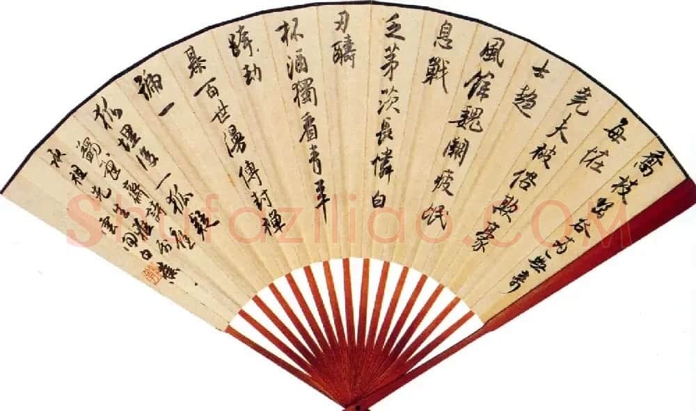 白蕉扇面书法作品欣赏 | 书法作品赏析