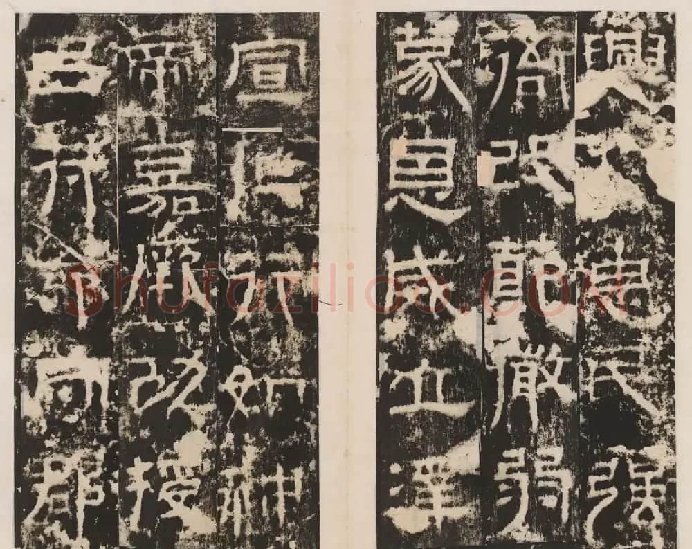 东汉隶书石刻《北海相景君碑》拓本 | 书法碑帖