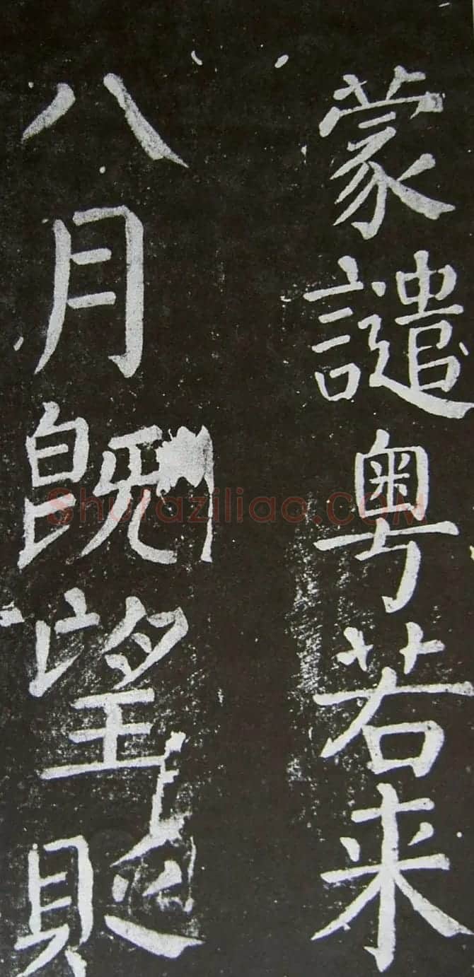 颜真卿楷书拓本《乞御书题天下放生池碑额表》 | 名家书法作品精选