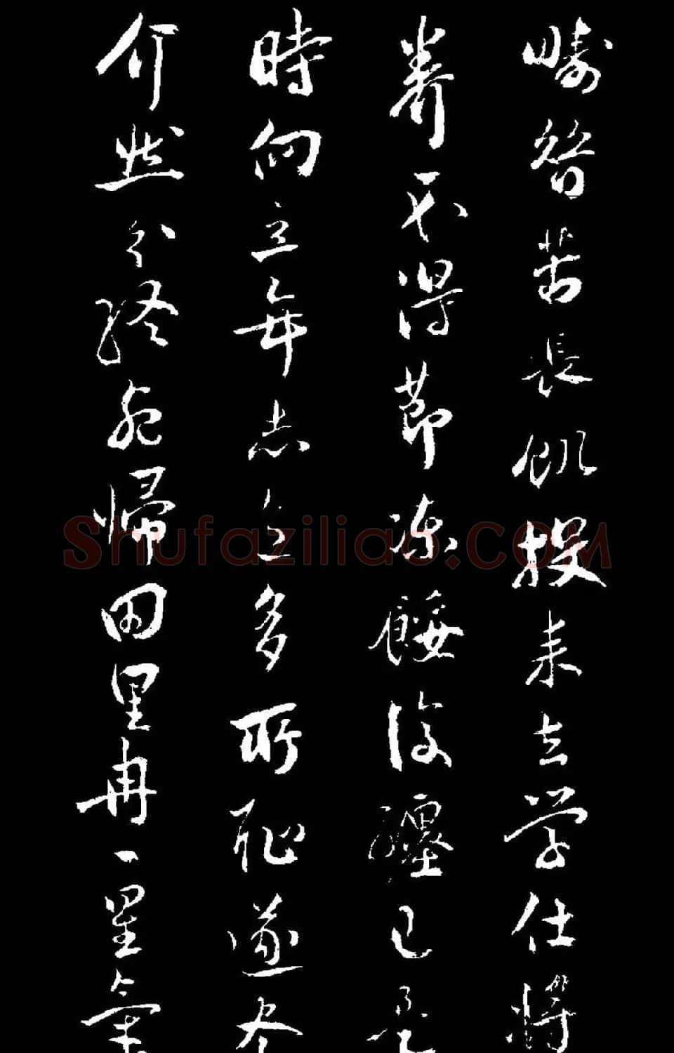 祝允明行草书法《靖节先生饮酒诗》 | 毛笔草书字帖