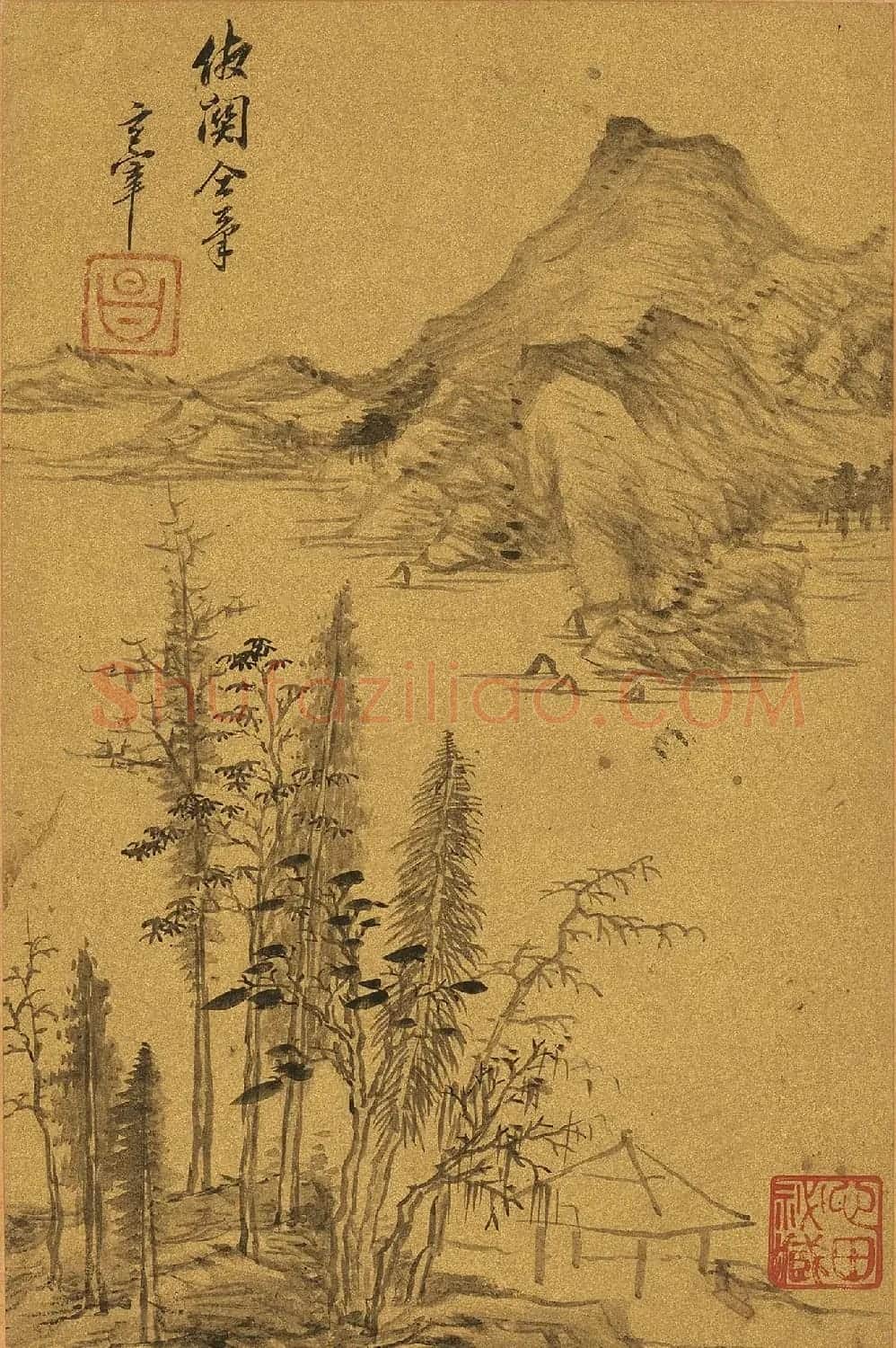 董其昌字画欣赏《香光书画真迹》 | 传世书法作品精选