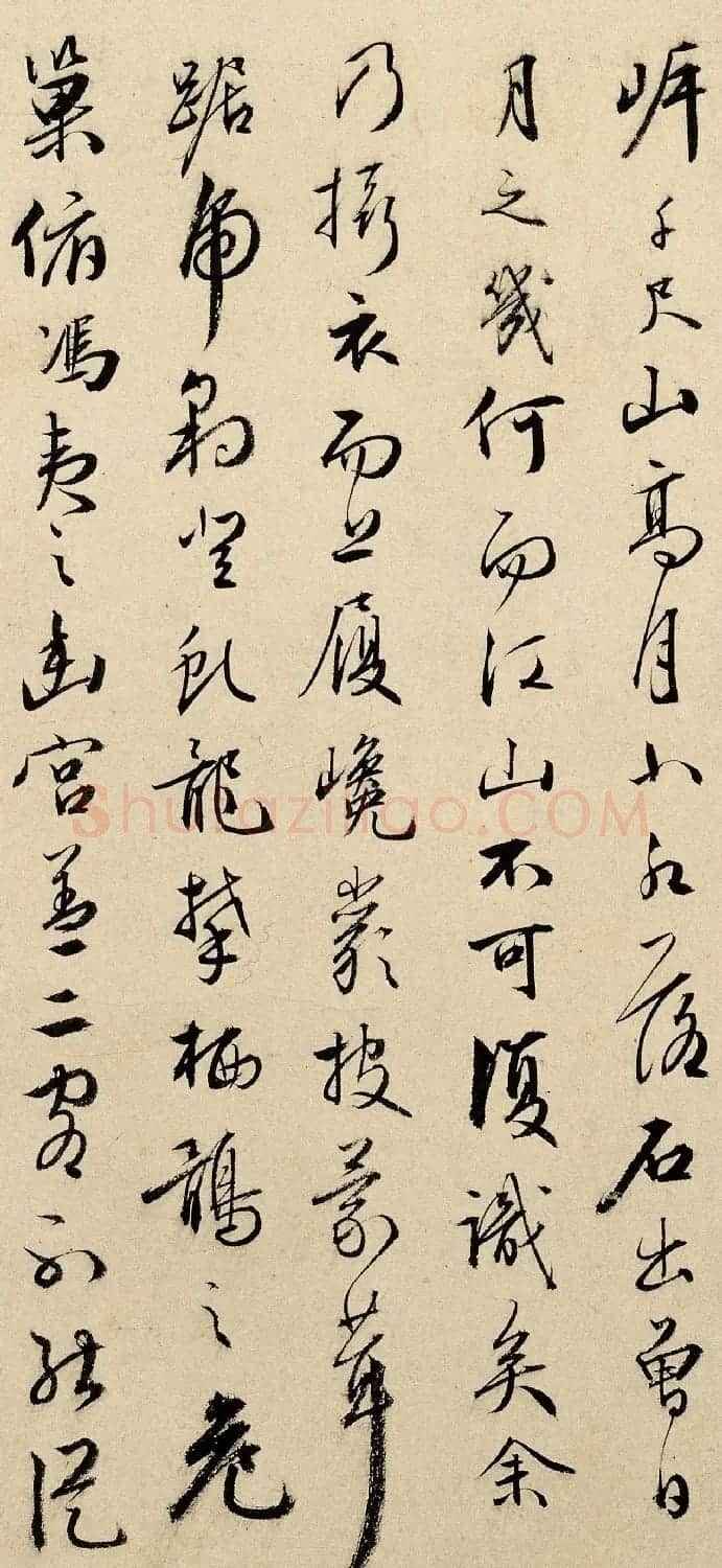 明代周天球书法题跋仇英赤壁图高清大图 | 名家书法作品精选