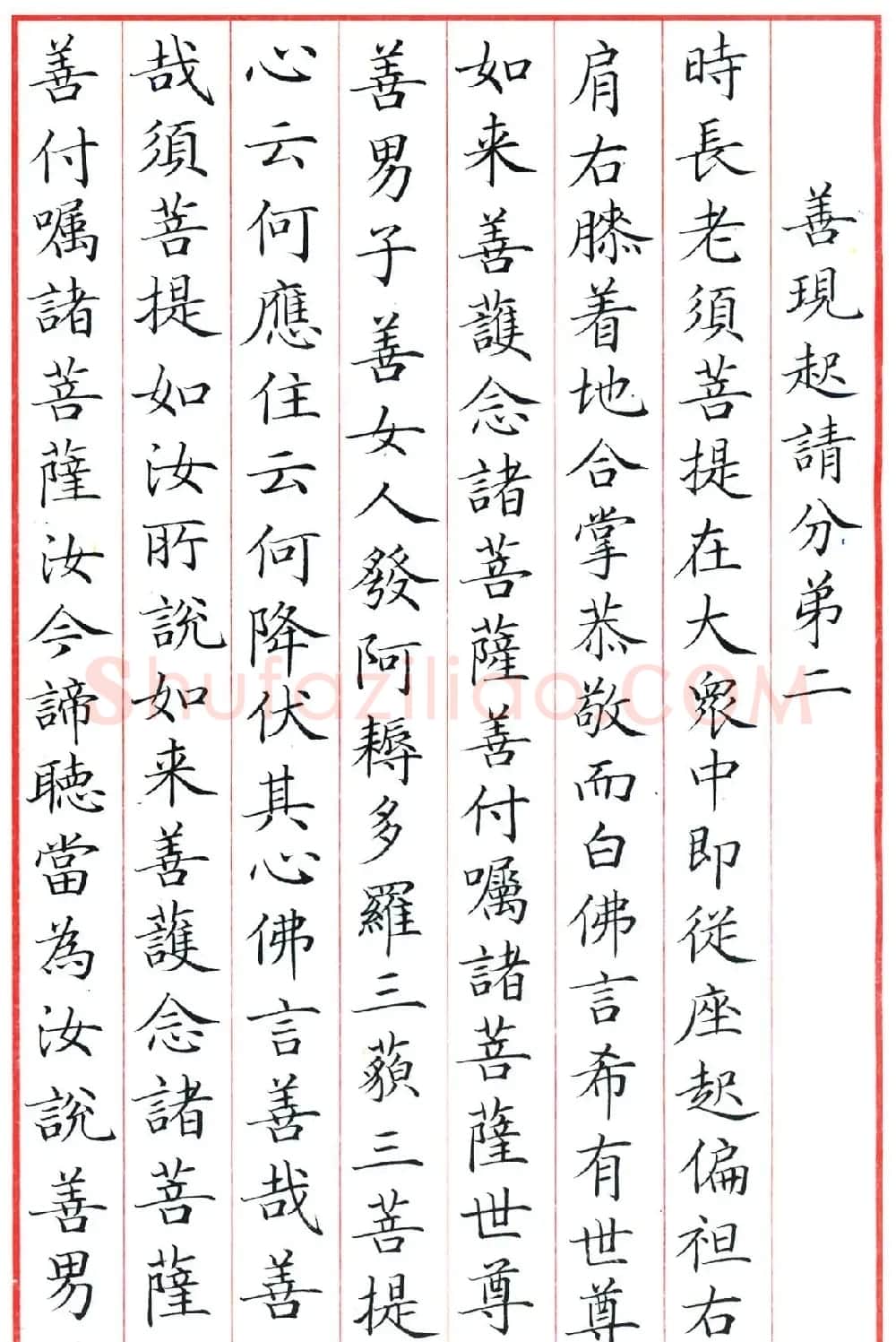 梁林小楷书法《金刚经三十二品》 | 书法作品鉴赏