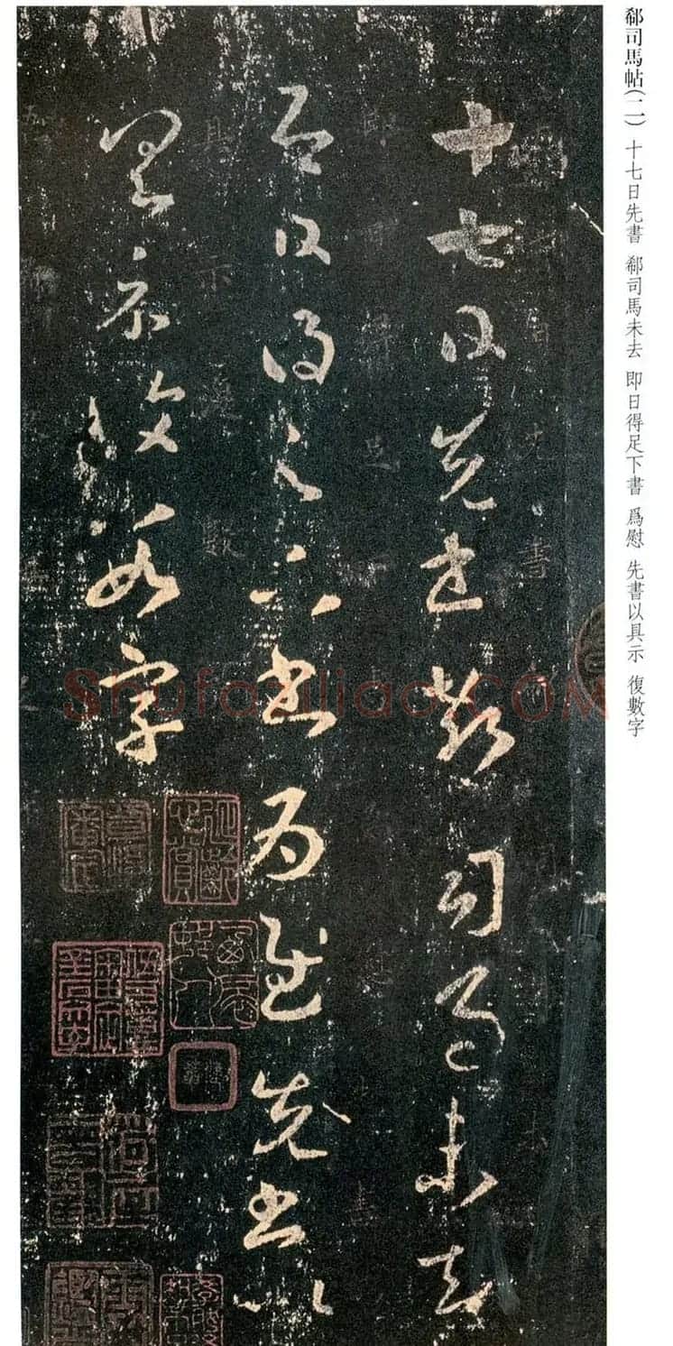 王羲之草书尺牍欣赏《郗司马帖》 | 名家书法作品精选