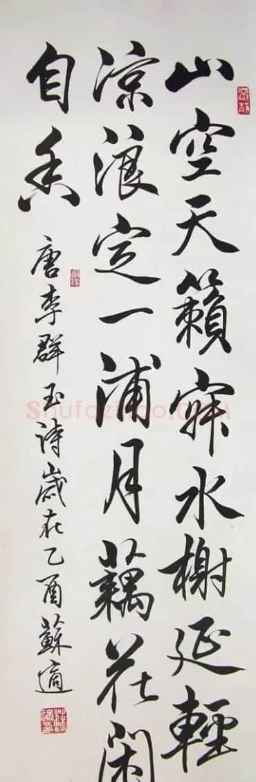 苏适行书书法作品欣赏 | 软笔书法作品