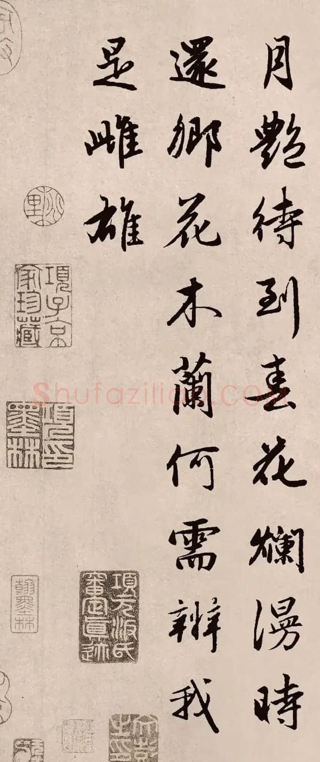 赵孟頫行书集字《木兰辞》抗疫版 | 软笔书法作品