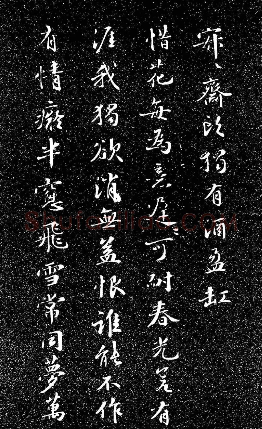 苏东坡49岁书落花诗（日本藏） | 软笔书法作品