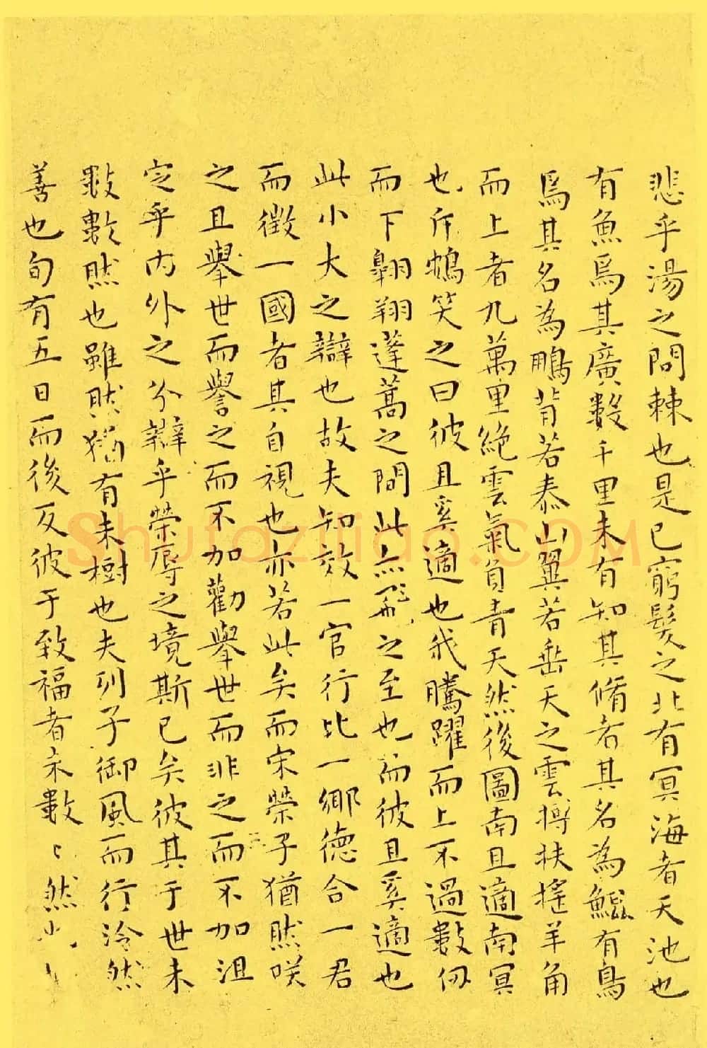 明代书法家王宠小楷欣赏《南华真经内七篇》 | 书法名家作品欣赏