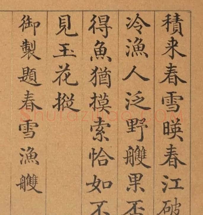 清代董诰楷书《春华集庆册》 | 书法名家作品鉴赏
