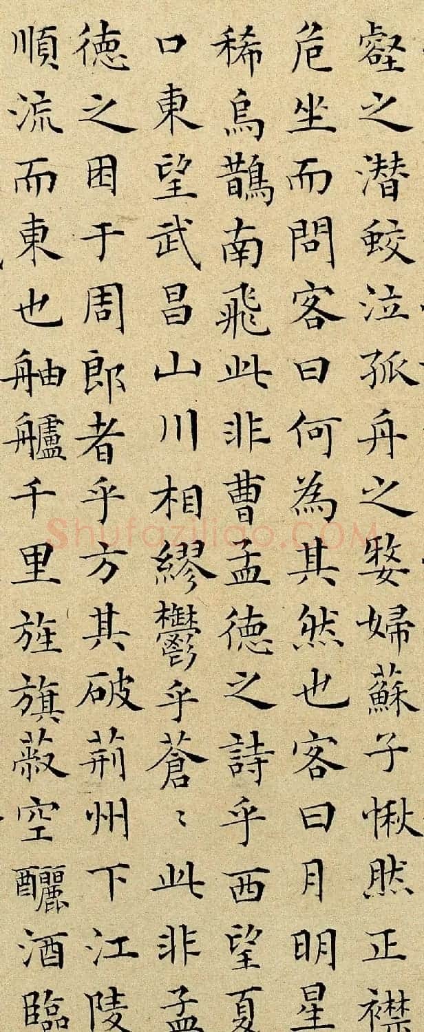 彭年小楷书法欣赏《为近莲先生书赤壁赋》 | 书法名家作品欣赏