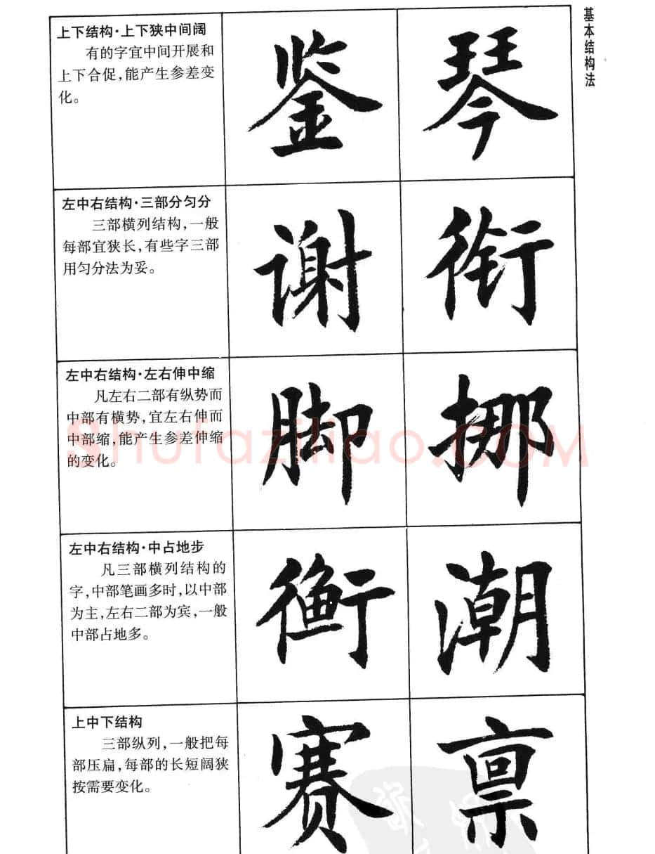 刘小晴书法字帖欣赏《简体楷书书写秘诀》 | 毛笔楷书字帖