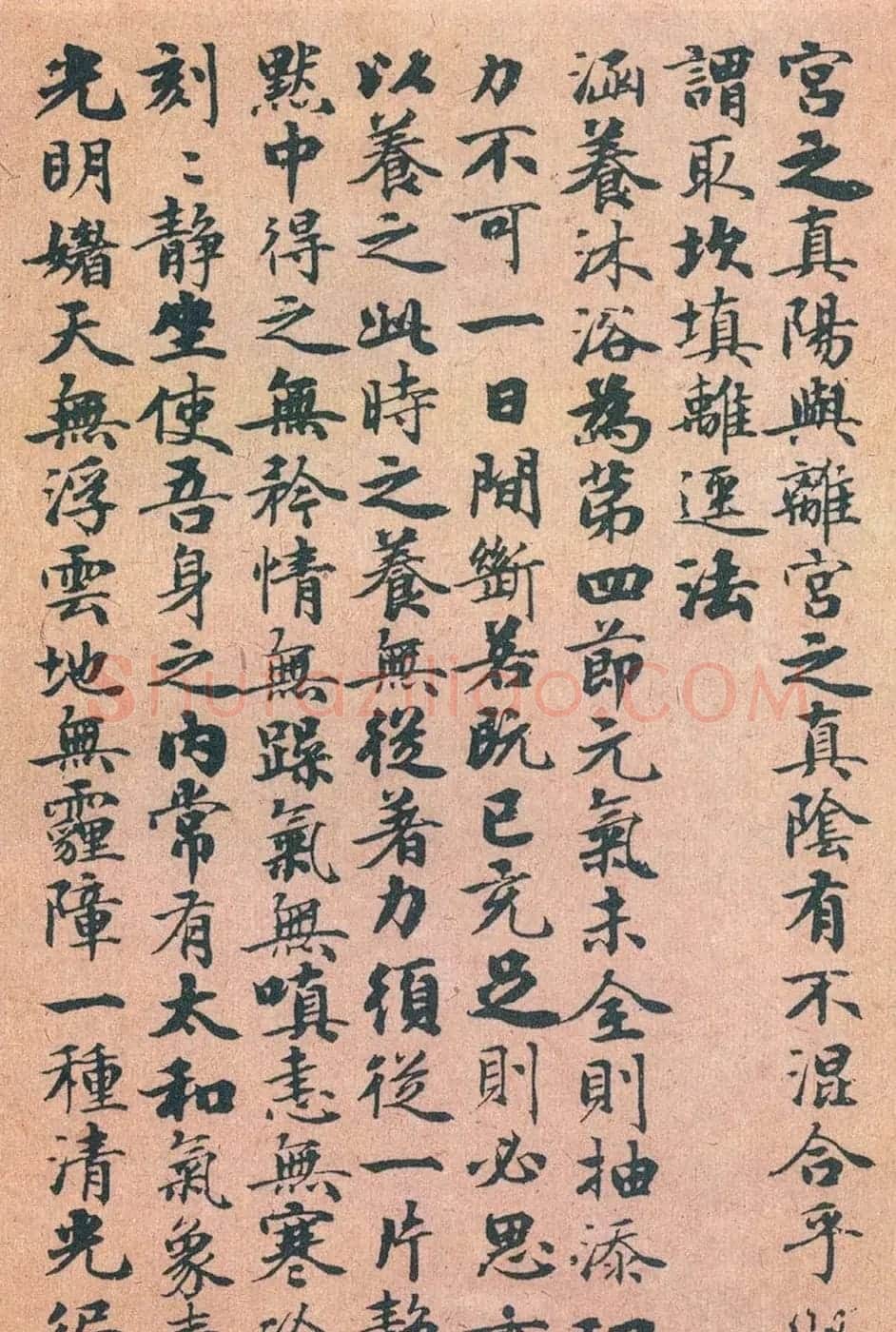 赵孟頫书法《太上无极混元一气度人妙经》 | 书法名家作品欣赏