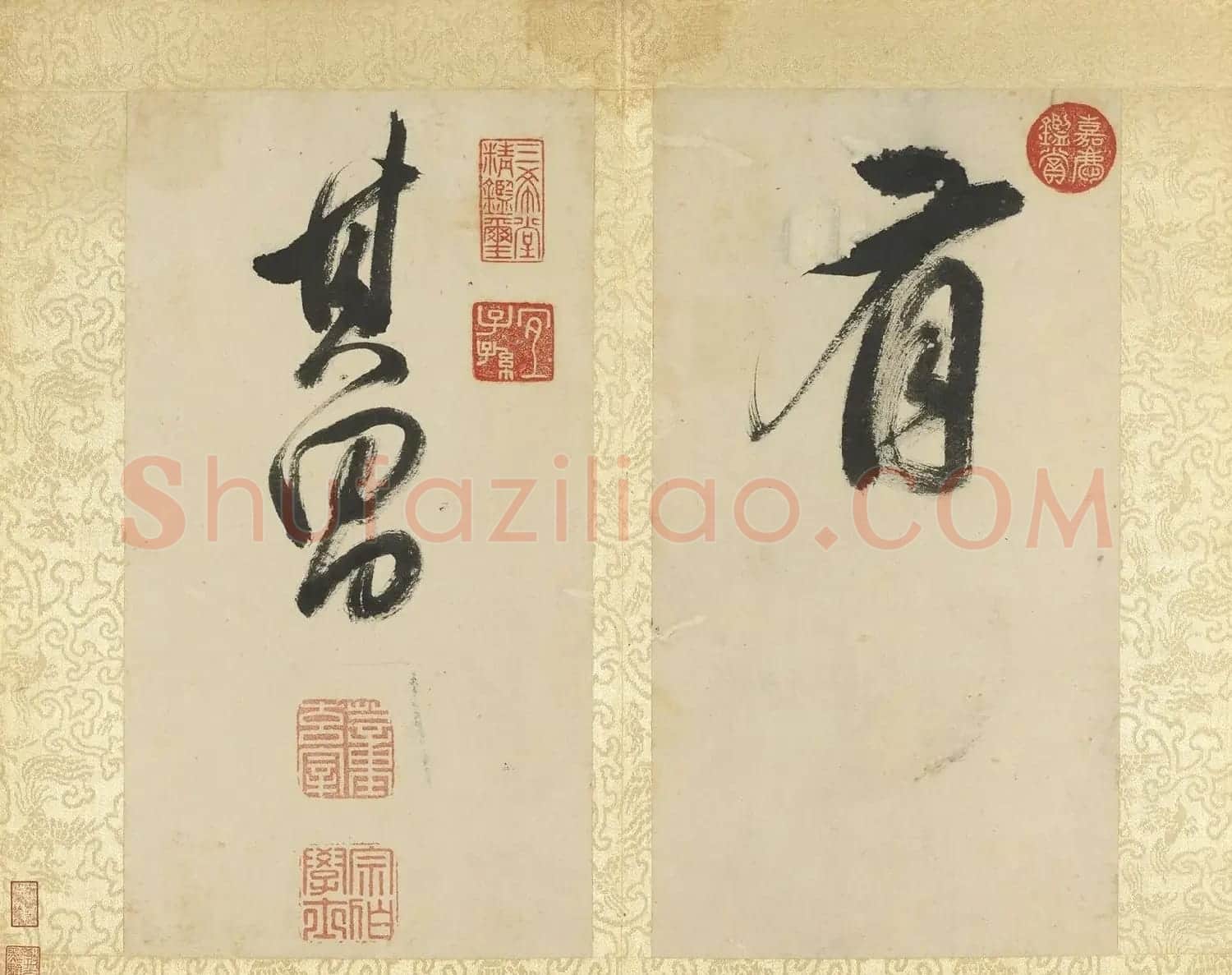 董其昌大字书法《陋室铭》册 | 毛笔书法作品