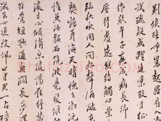 明代汤显祖行书诗卷《致常润诸君子三十韵》 | 书法长卷