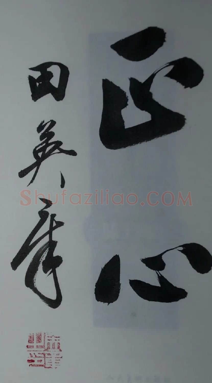 田英章书法2字作品欣赏第三辑 | 书法名家作品鉴赏