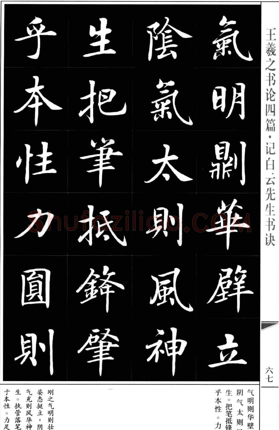 房弘毅书法字帖《王羲之书论四篇》 | 毛笔楷书字帖