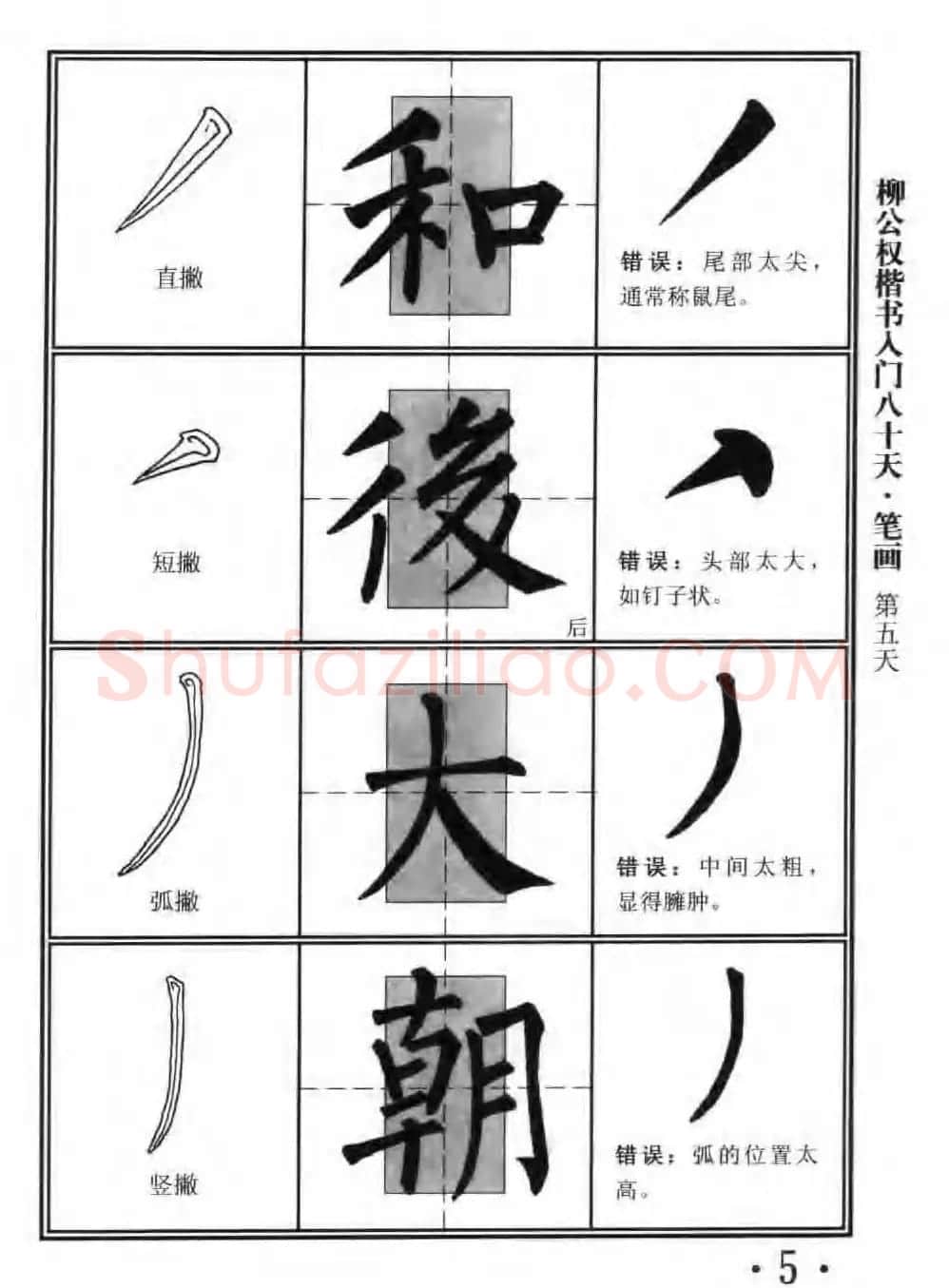 书法教程字帖《柳公权楷书入门80天》 | 软笔楷书字帖