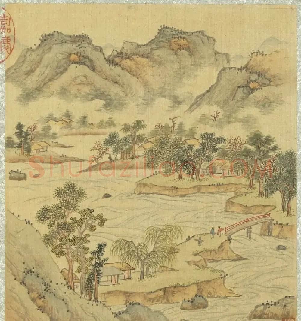 明代陆士仁字画欣赏《湖山佳趣》册 | 传世书法作品鉴赏