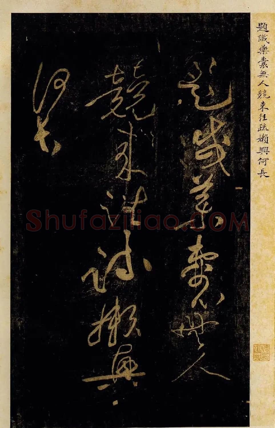 黄庭坚书法草书欣赏《杜甫诗三首》 | 软笔书法作品