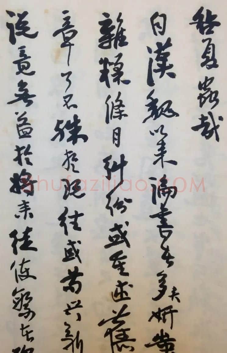 费新我书法册页欣赏《书谱》 | 书法作品欣赏