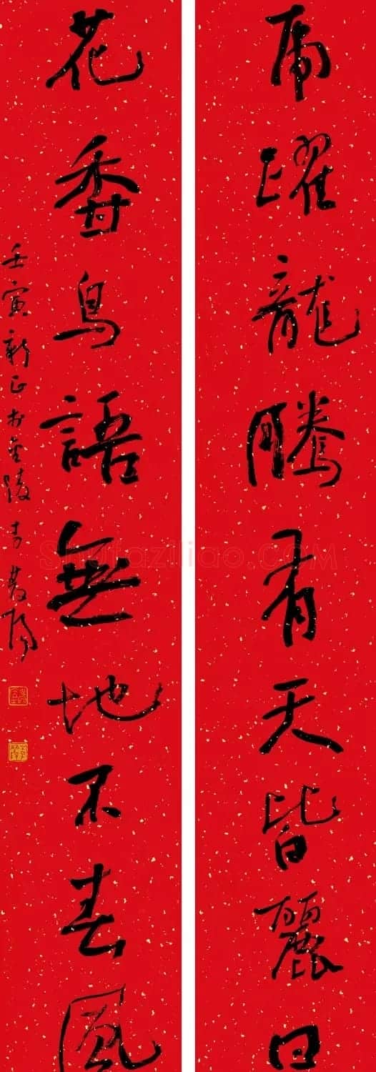 虎年江苏省书法院春联作品展 | 书法名家作品鉴赏