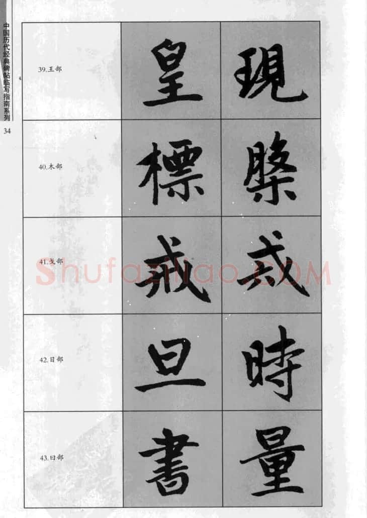 赵孟頫胆巴碑临写指南行楷字帖 | 软笔楷书字帖
