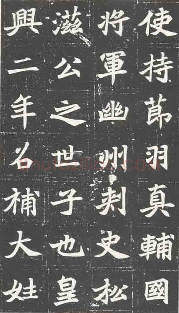 北魏元苌墓志前秦北朝碑刻碑拓,摘自前秦北朝元苌墓志(全本)