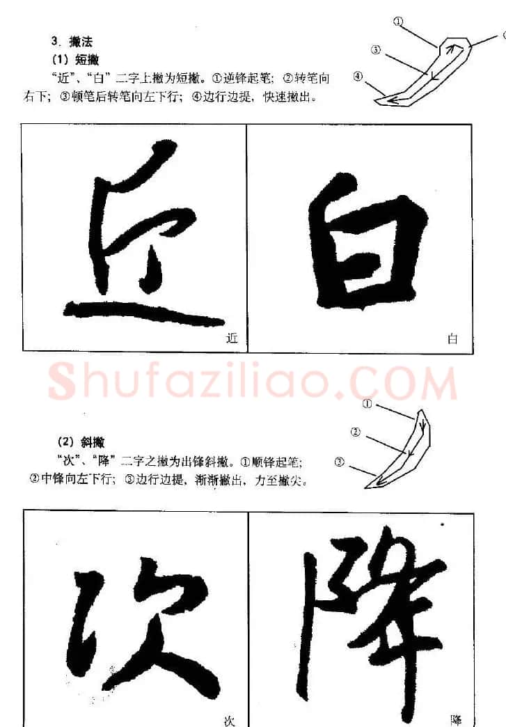 行书字帖下载《王羲之行书技法》 | 毛笔行书字帖