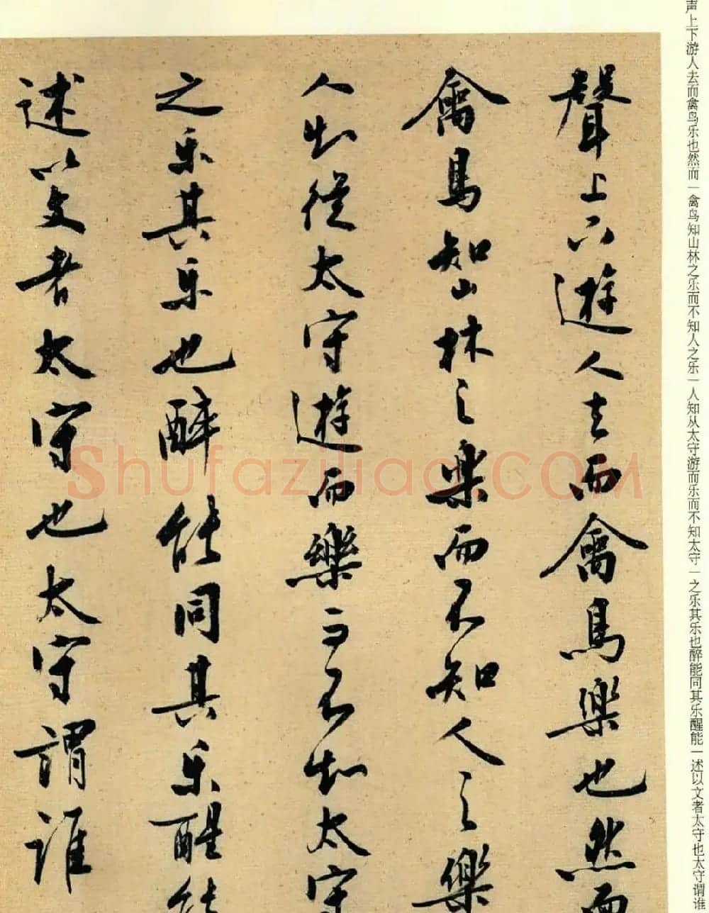 刘小晴书法行书《醉翁亭记》 | 软笔行书字帖