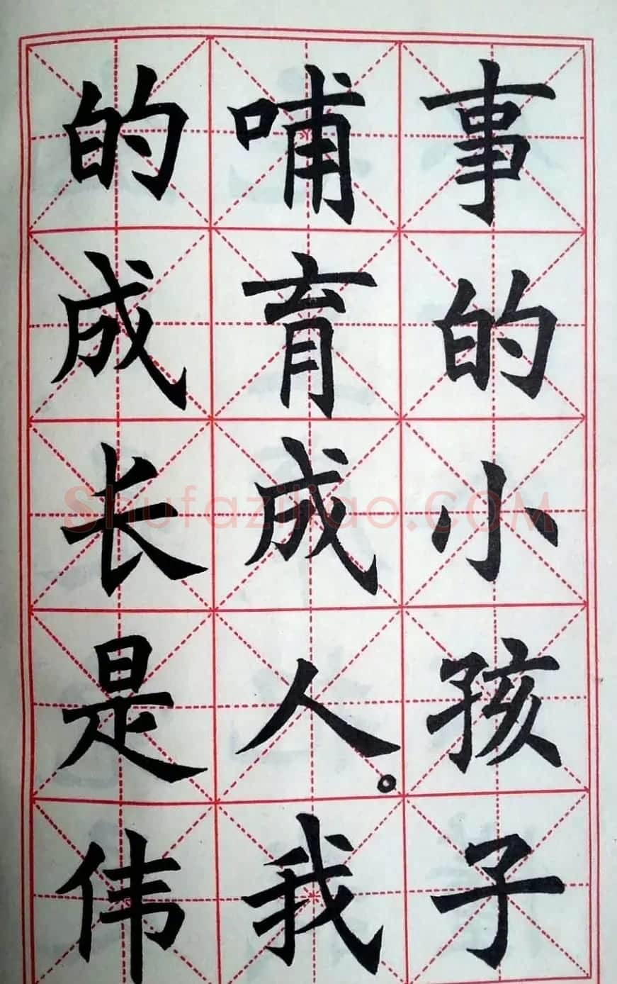 孙信德中楷字帖《金训华同志日记摘抄》 | 软笔楷书字帖