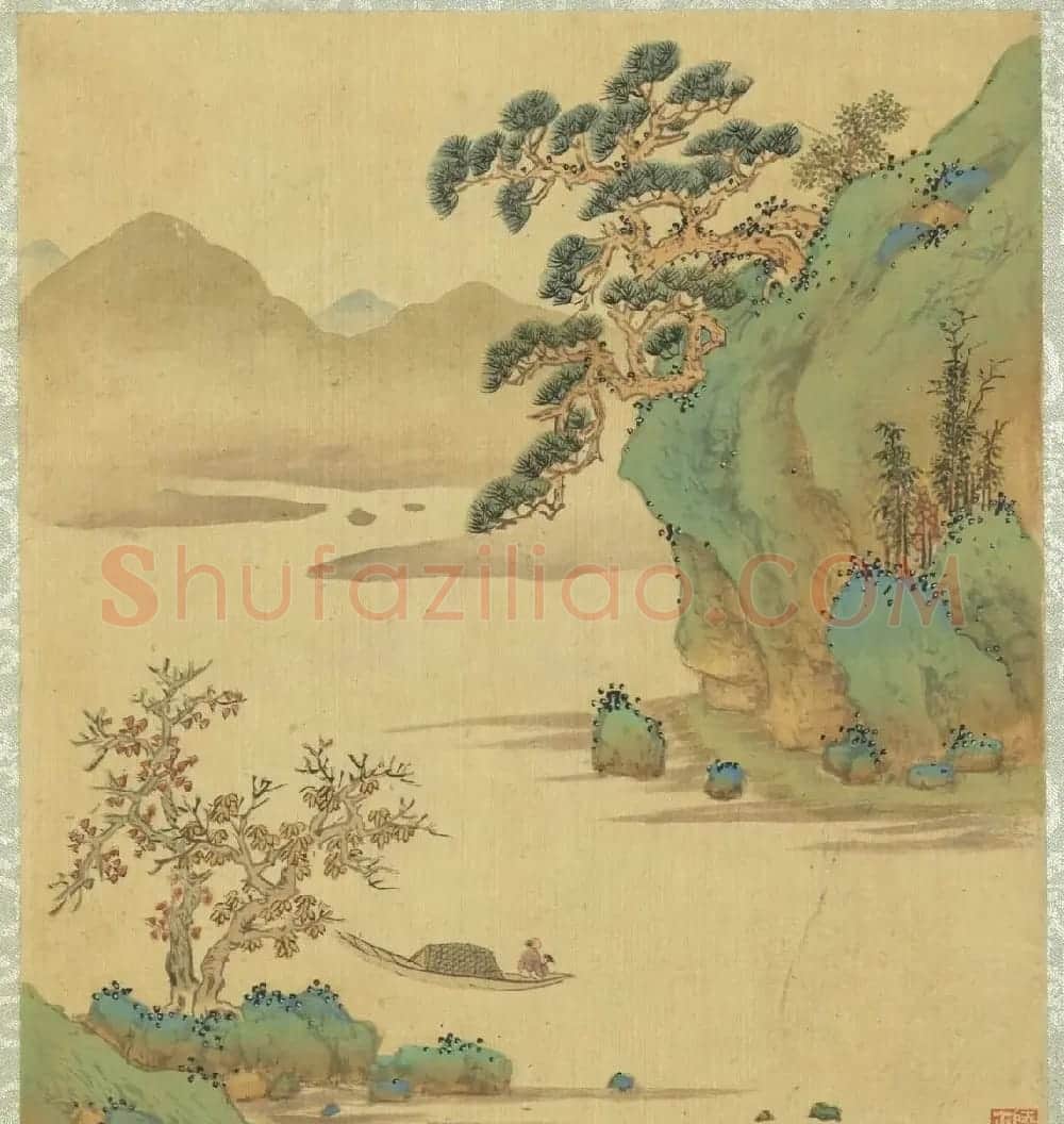 明代陆士仁字画欣赏《湖山佳趣》册 | 传世书法作品鉴赏