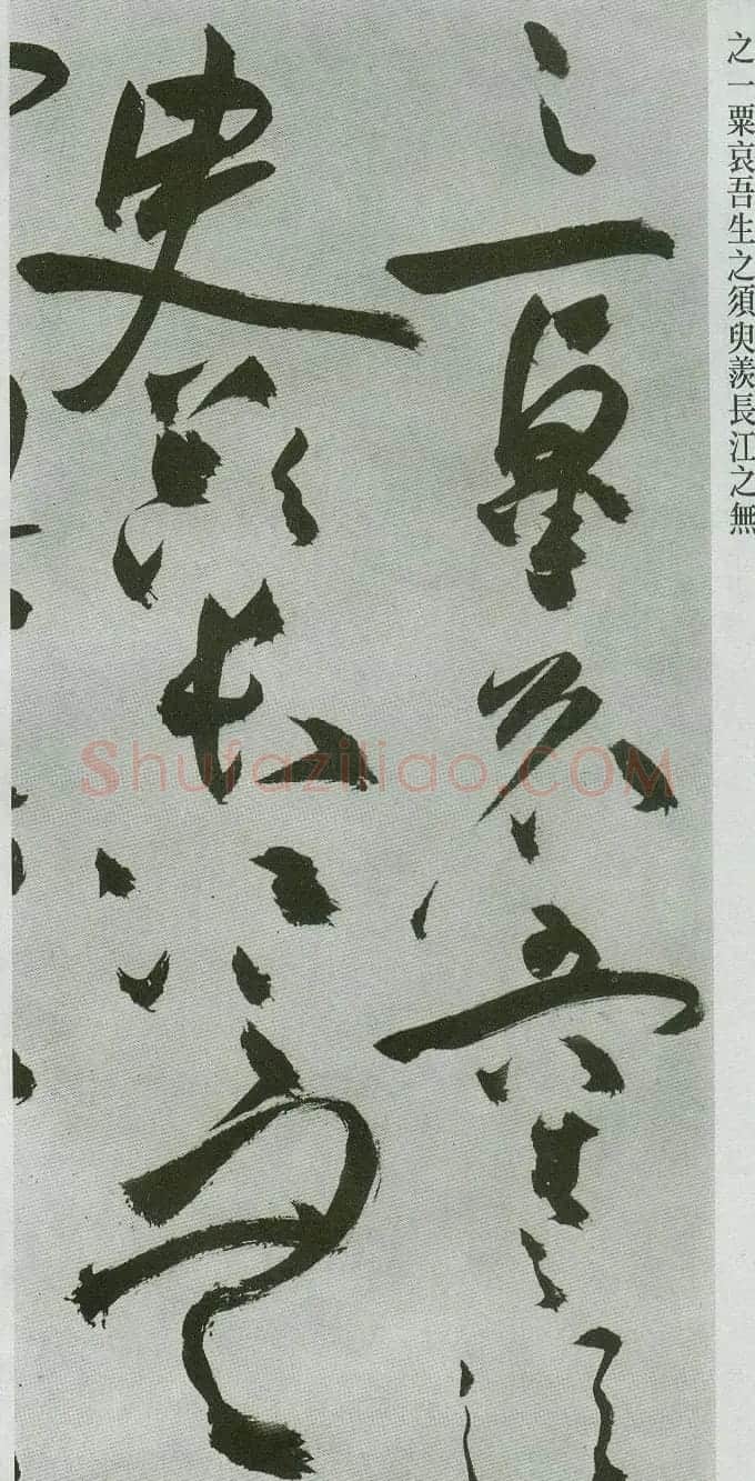 祝允明草书字帖欣赏《前赤壁赋》 | 毛笔草书字帖