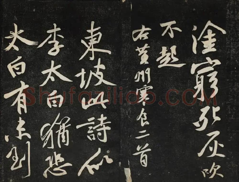 苏轼法帖欣赏 御赐澄清堂第三册 | 书法碑帖