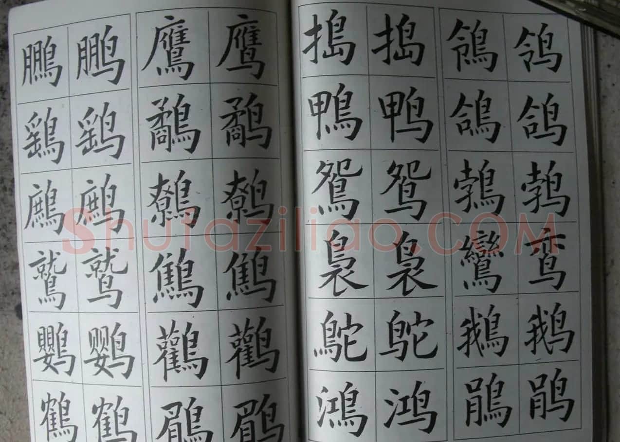 廖蕴玉字帖《简繁对照楷书字范》 | 软笔楷书字帖