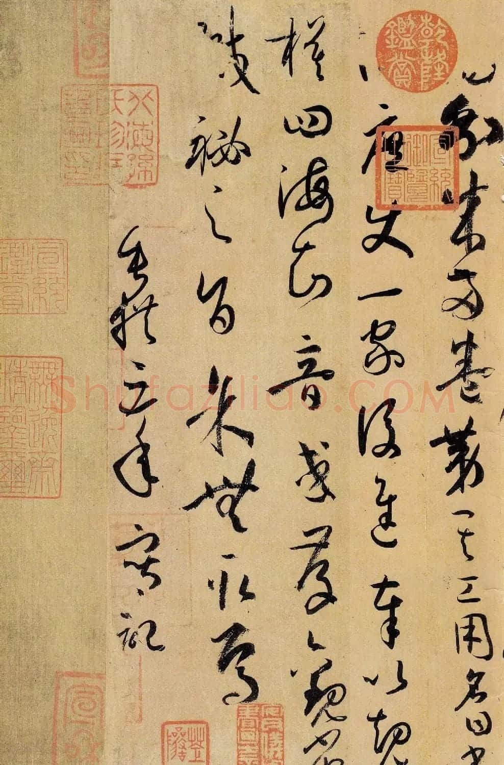 孙过庭草书真迹书法长卷《书谱卷》高清大图 | 书法长卷