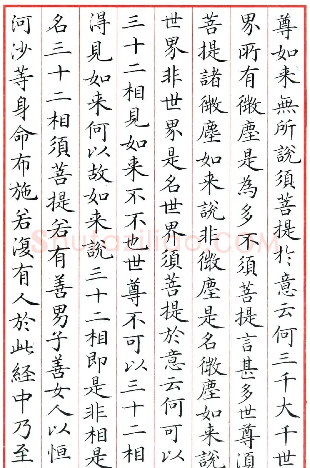 梁林小楷书法《金刚经三十二品》 | 书法作品鉴赏