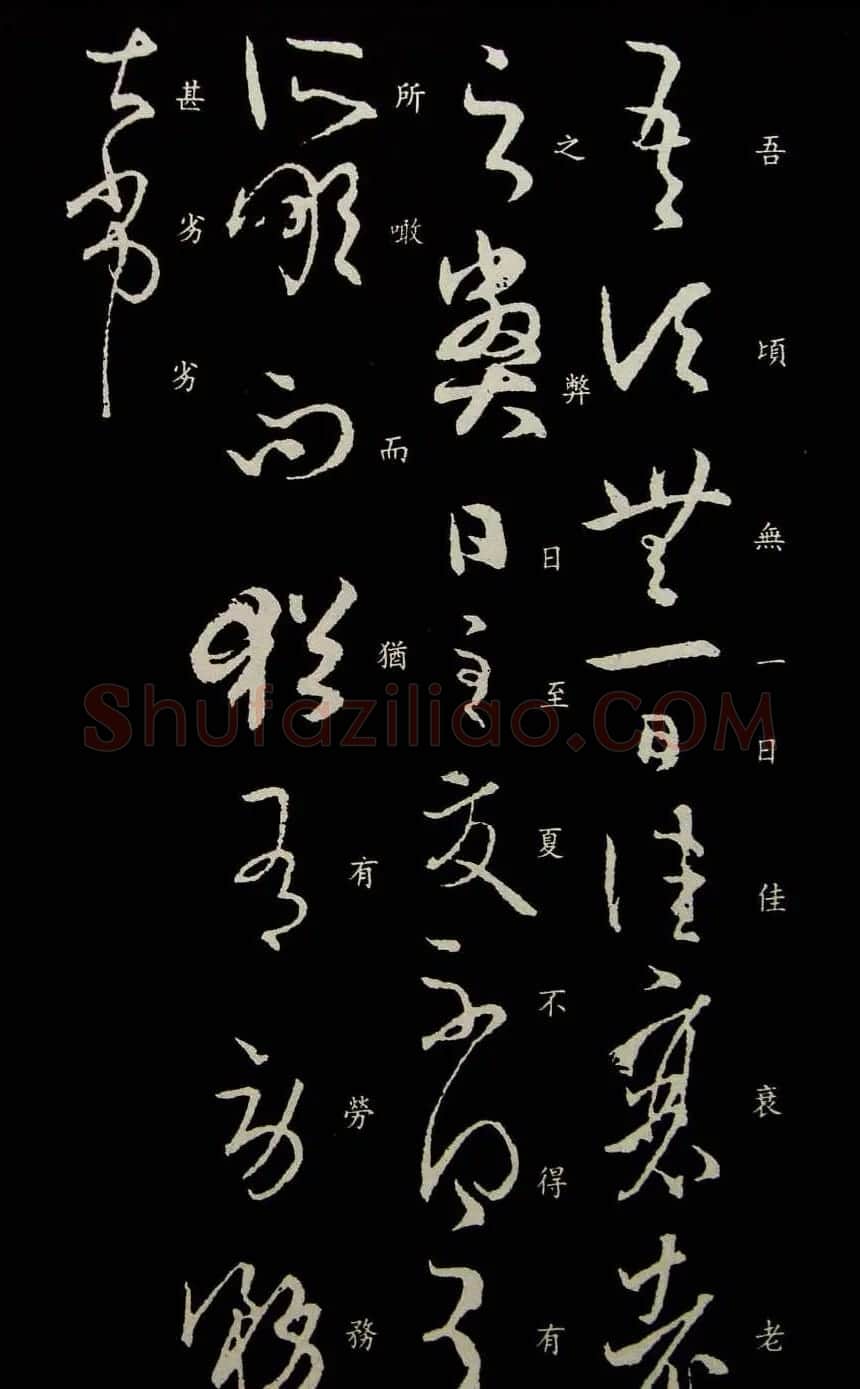 王羲之草书欣赏《衰老帖》 | 名家书法作品赏析