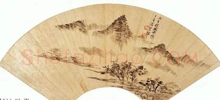 文彭弟文嘉书画扇面作品欣赏八幅 | 传世书法作品欣赏