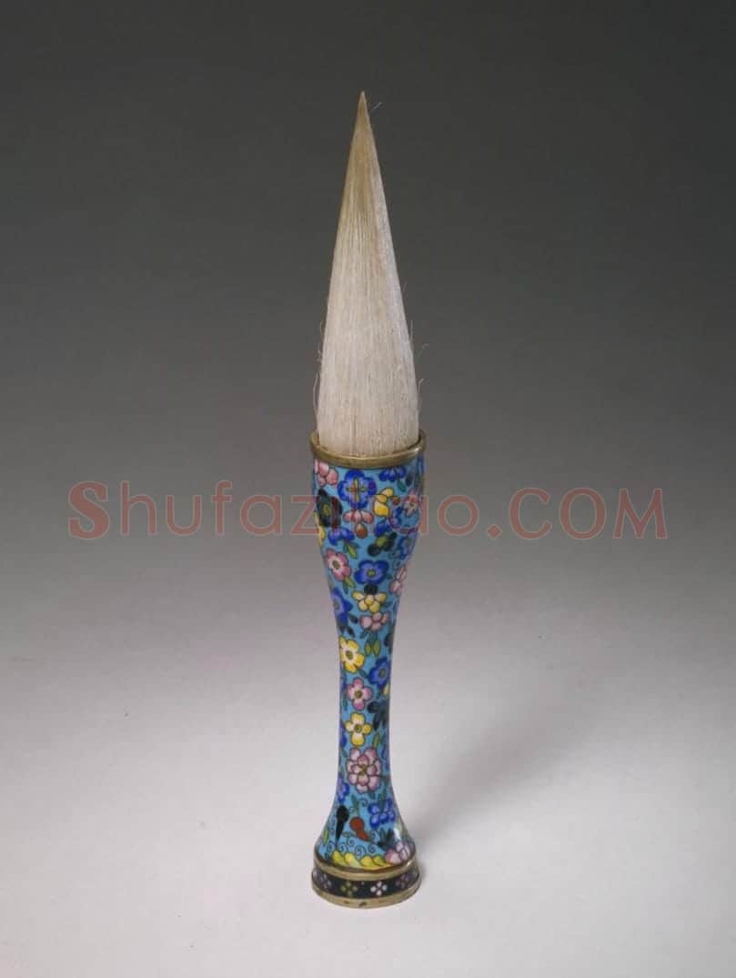 珐琅管羊毫提笔 | 故宫文房用品藏品