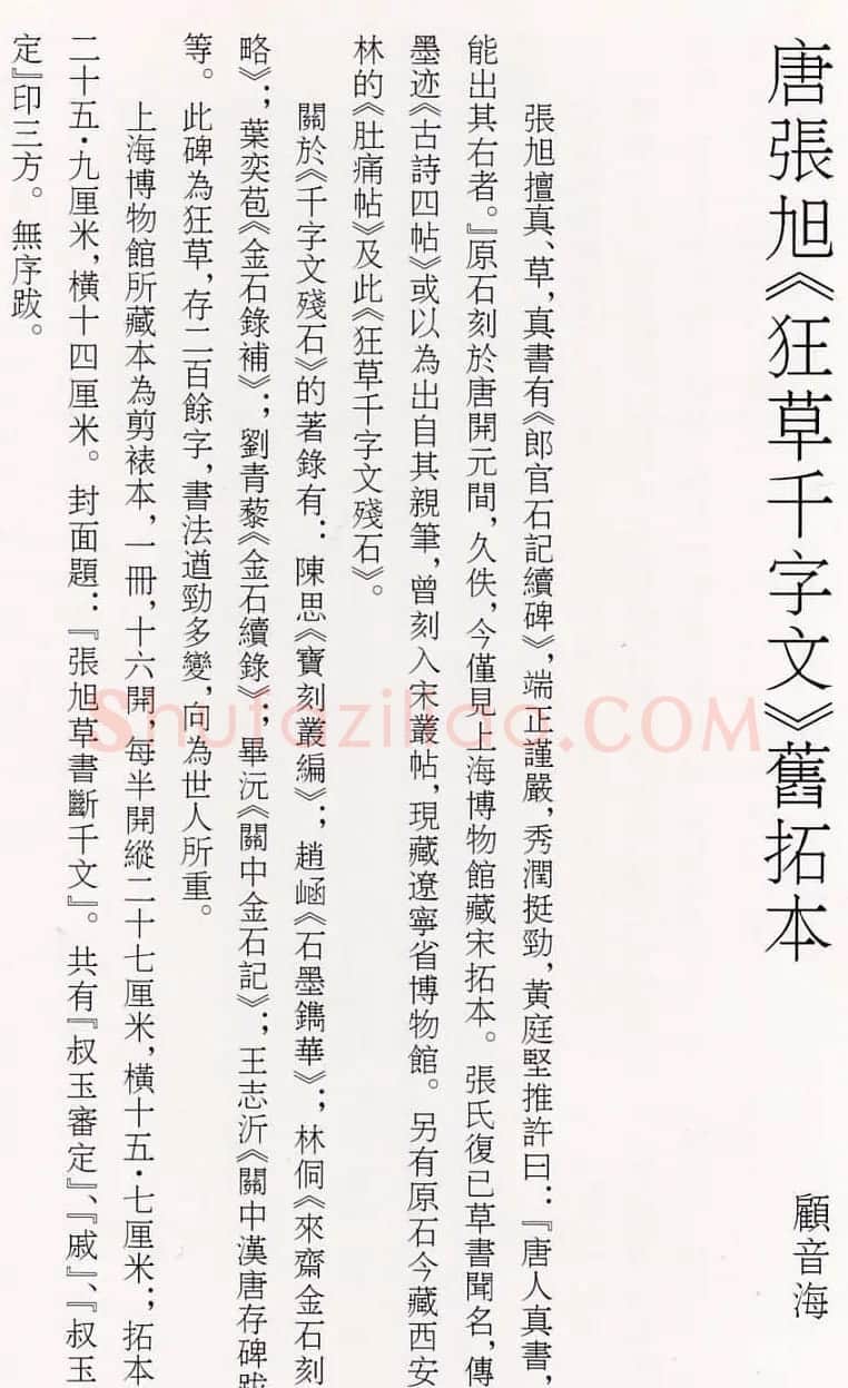 张旭狂草书法《张旭草书断千文》 | 软笔草书字帖