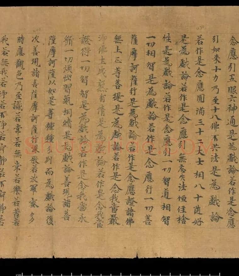 大般若波罗蜜多经卷第四百六十四 俄罗斯藏本 | 敦煌写经欣赏