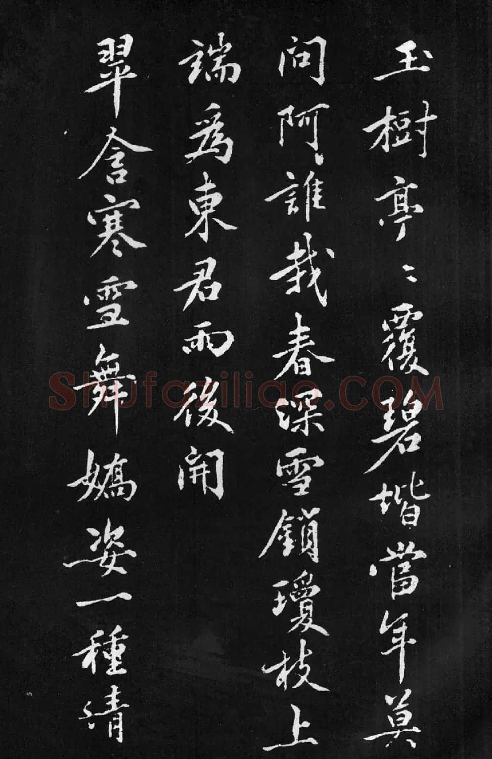 黄庭坚行楷书法《梨花诗》 | 软笔书法作品